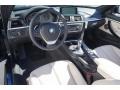Oyster/Black 2015 BMW 4 Series 435i Convertible Interior Color