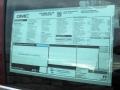 2015 GMC Sierra 3500HD SLE Crew Cab 4x4 Dual Rear Wheel Chassis Window Sticker