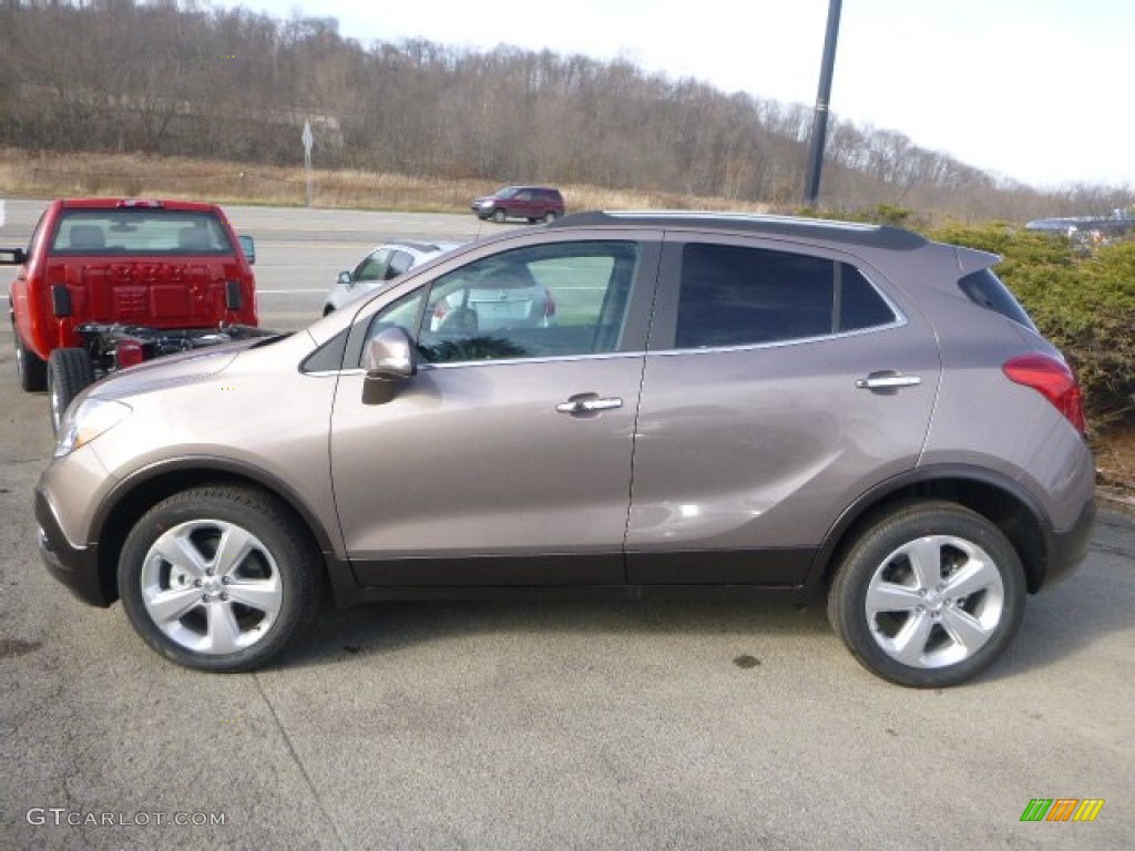 Cocoa Silver Metallic 2015 Buick Encore Convenience AWD Exterior Photo #99521844