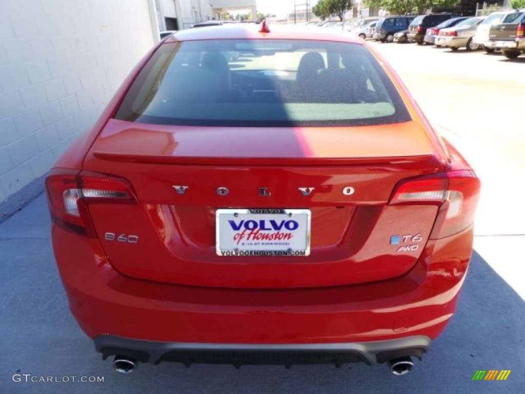 2015 S60 T6 AWD R-Design - Passion Red / Off-Black photo #5