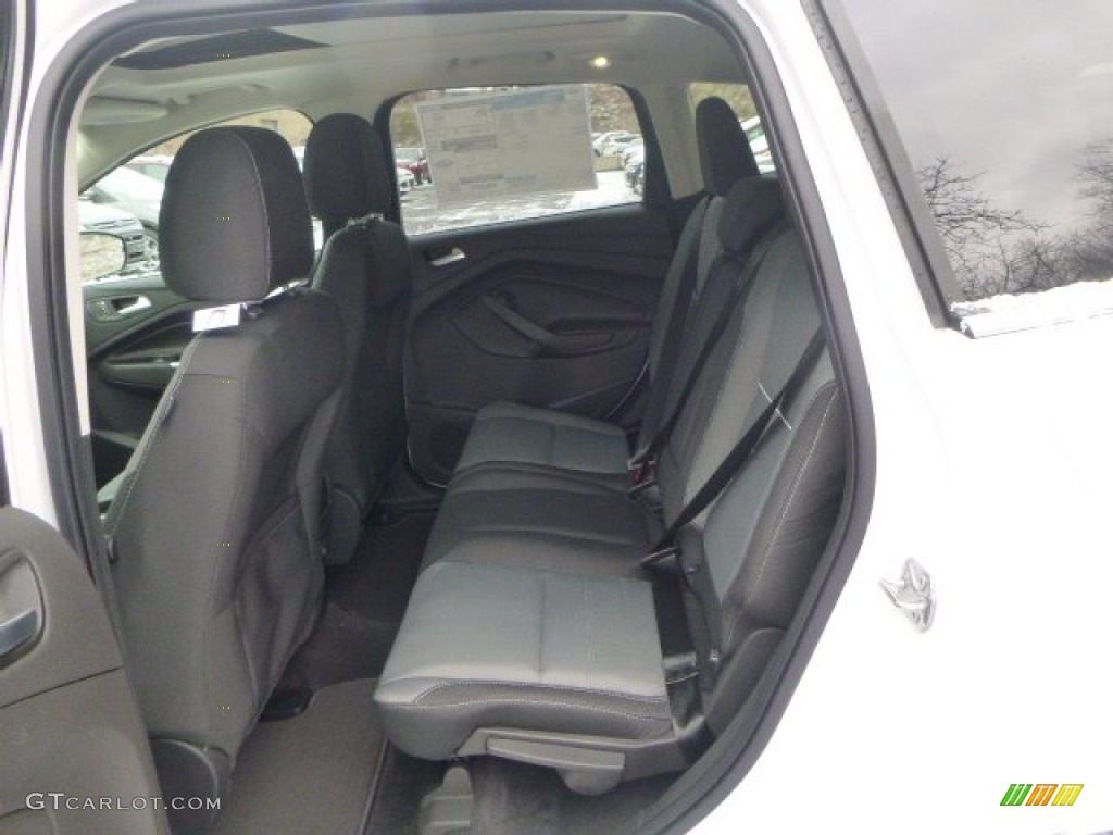 2015 Escape SE 4WD - Oxford White / Charcoal Black photo #8