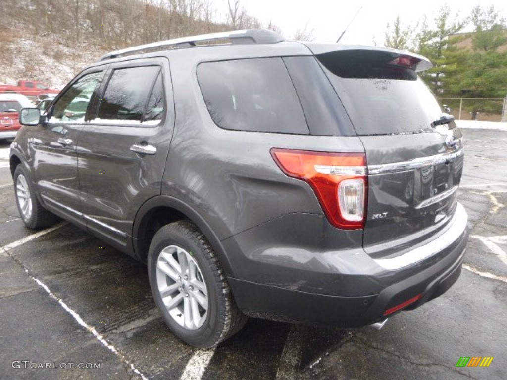 2015 Explorer XLT 4WD - Magnetic / Charcoal Black photo #4