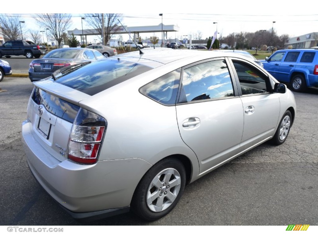 2005 Prius Hybrid - Millenium Silver Metallic / Gray/Burgundy photo #6