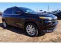 2015 Brilliant Black Crystal Pearl Jeep Cherokee Limited  photo #4