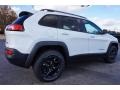 2015 Bright White Jeep Cherokee Trailhawk 4x4  photo #3