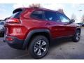 Deep Cherry Red Crystal Pearl - Cherokee Trailhawk 4x4 Photo No. 3