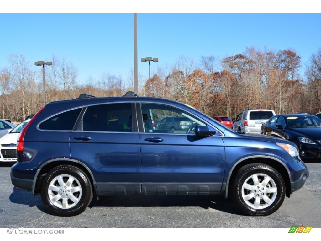 2007 CR-V EX-L - Royal Blue Pearl / Black photo #2