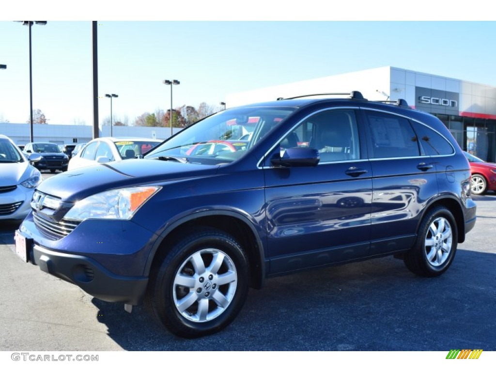 2007 CR-V EX-L - Royal Blue Pearl / Black photo #7
