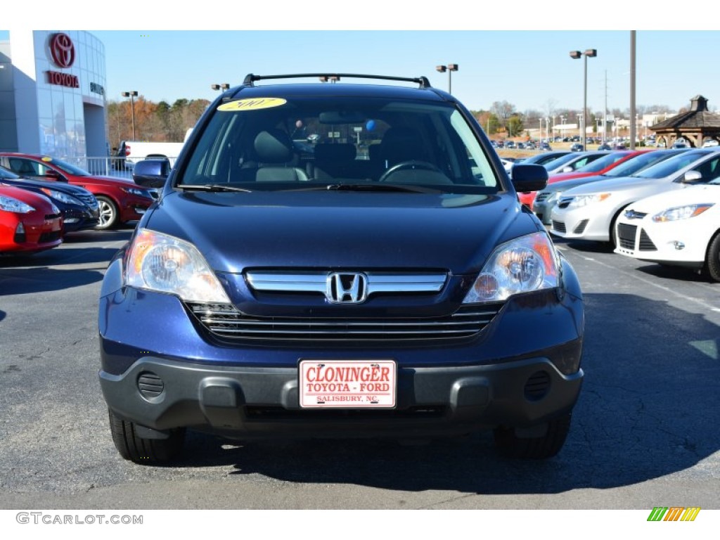2007 CR-V EX-L - Royal Blue Pearl / Black photo #30