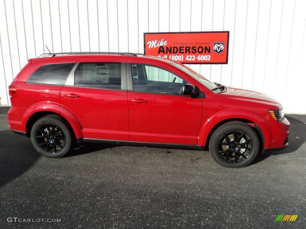 2015 Journey SXT Plus AWD - Redline 2 Coat Pearl / Black photo #2