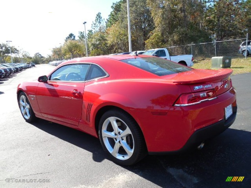 2014 Camaro SS Coupe - Red Hot / Black photo #3