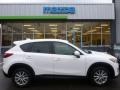 Crystal White Pearl Mica 2015 Mazda CX-5 Touring AWD Exterior