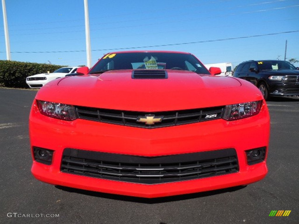 2014 Camaro SS Coupe - Red Hot / Black photo #13