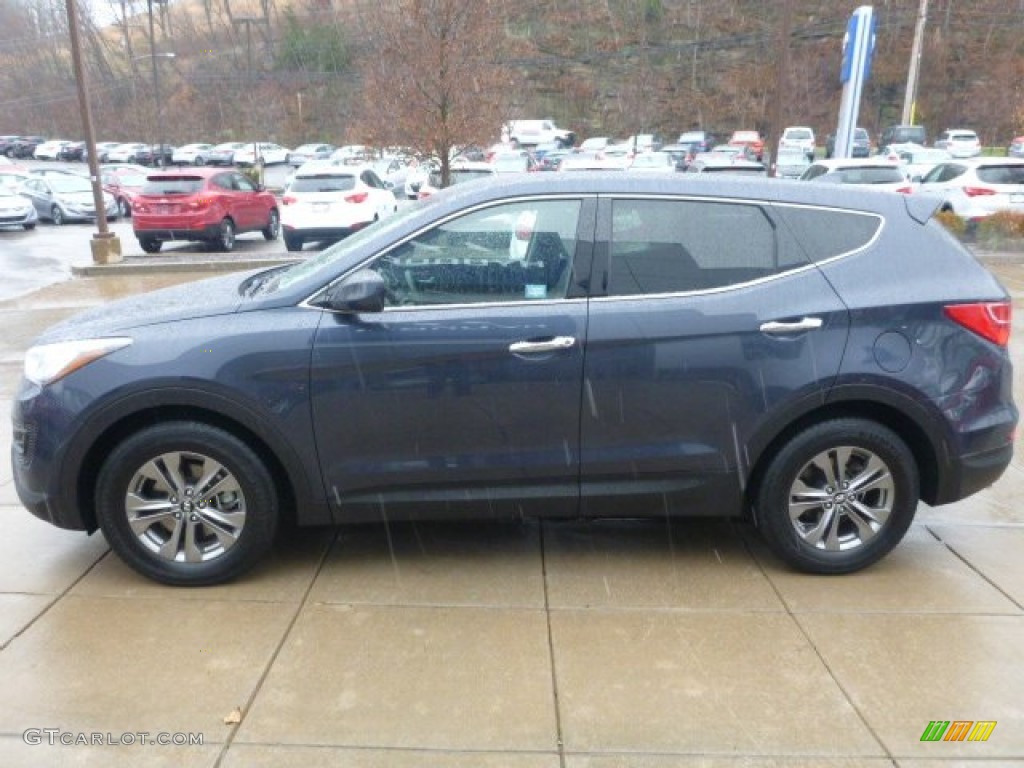 Marlin Blue 2014 Hyundai Santa Fe Sport AWD Exterior Photo #99536627