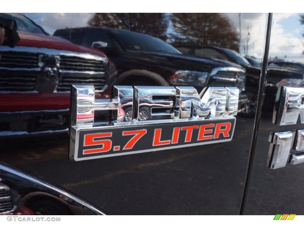 2015 1500 Laramie Crew Cab - Black / Black photo #6