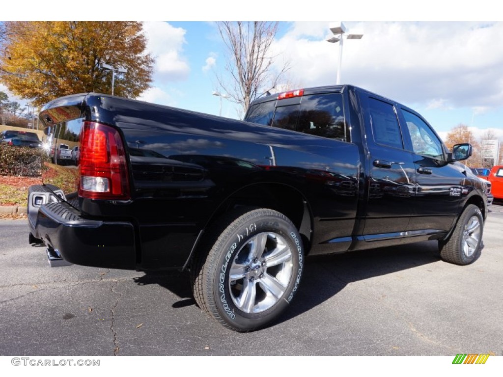 Black 2015 Ram 1500 Sport Quad Cab Exterior Photo #99541698