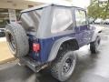 2000 Patriot Blue Pearl Jeep Wrangler Sport 4x4  photo #2