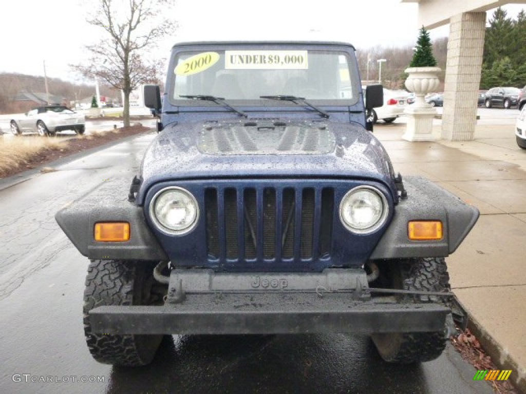 Patriot Blue Pearl 2000 Jeep Wrangler Sport 4x4 Exterior Photo #99541914