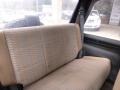 2000 Jeep Wrangler Camel Interior Rear Seat Photo