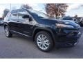 2015 Brilliant Black Crystal Pearl Jeep Cherokee Limited  photo #4