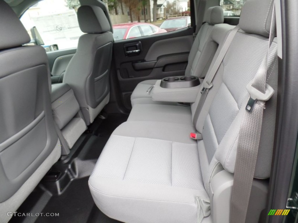 2015 Silverado 2500HD WT Crew Cab 4x4 - Rainforest Green Metallic / Jet Black/Dark Ash photo #44