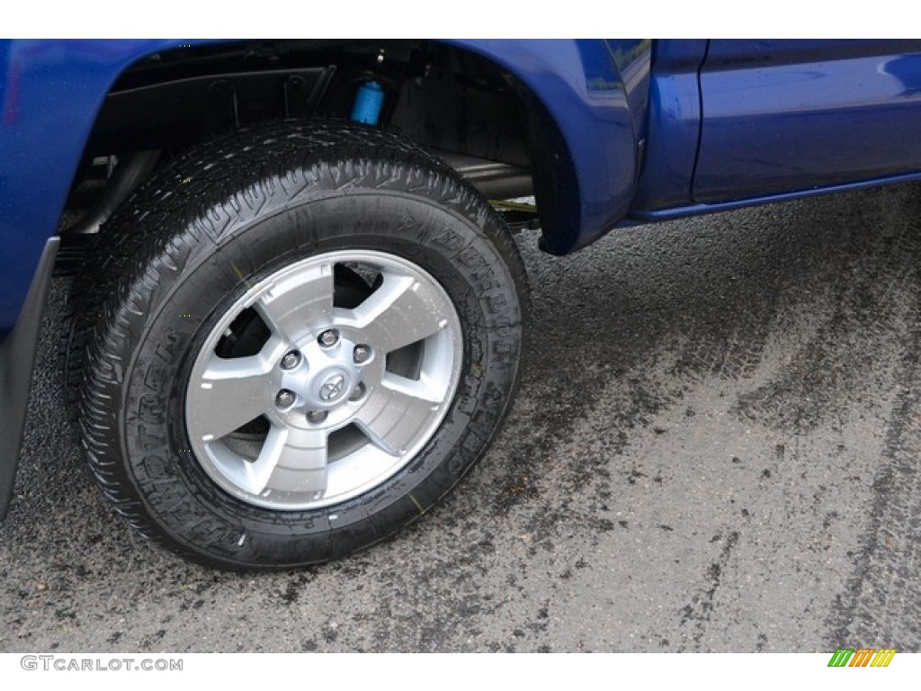2015 Tacoma V6 Double Cab 4x4 - Blue Ribbon Metallic / Graphite photo #9