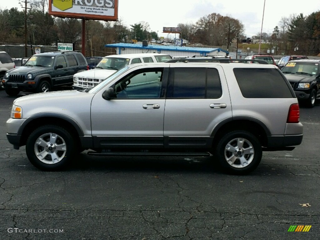 2003 Explorer XLT 4x4 - Mineral Grey Metallic / Graphite Grey photo #3