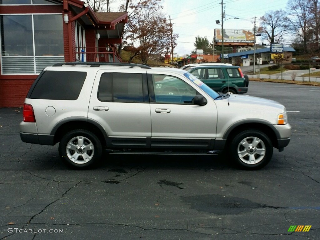 2003 Explorer XLT 4x4 - Mineral Grey Metallic / Graphite Grey photo #7