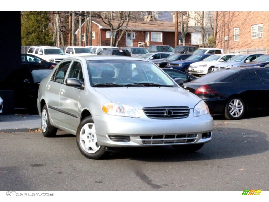 2004 Corolla CE - Moonshadow Gray Metallic / Light Gray photo #1