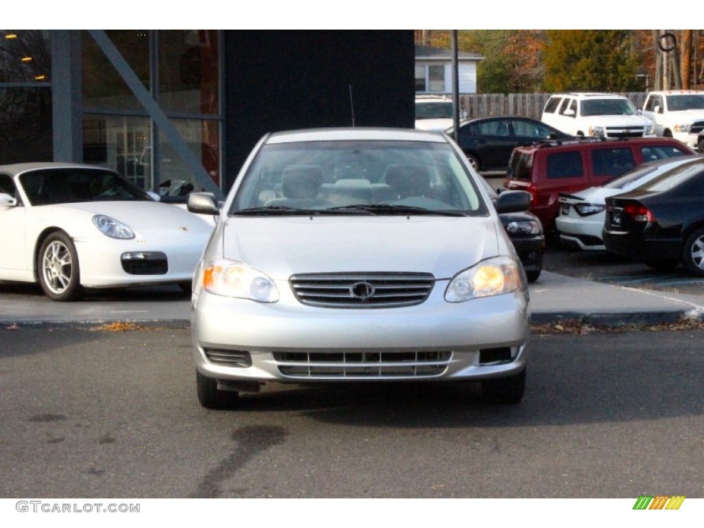 2004 Corolla CE - Moonshadow Gray Metallic / Light Gray photo #2