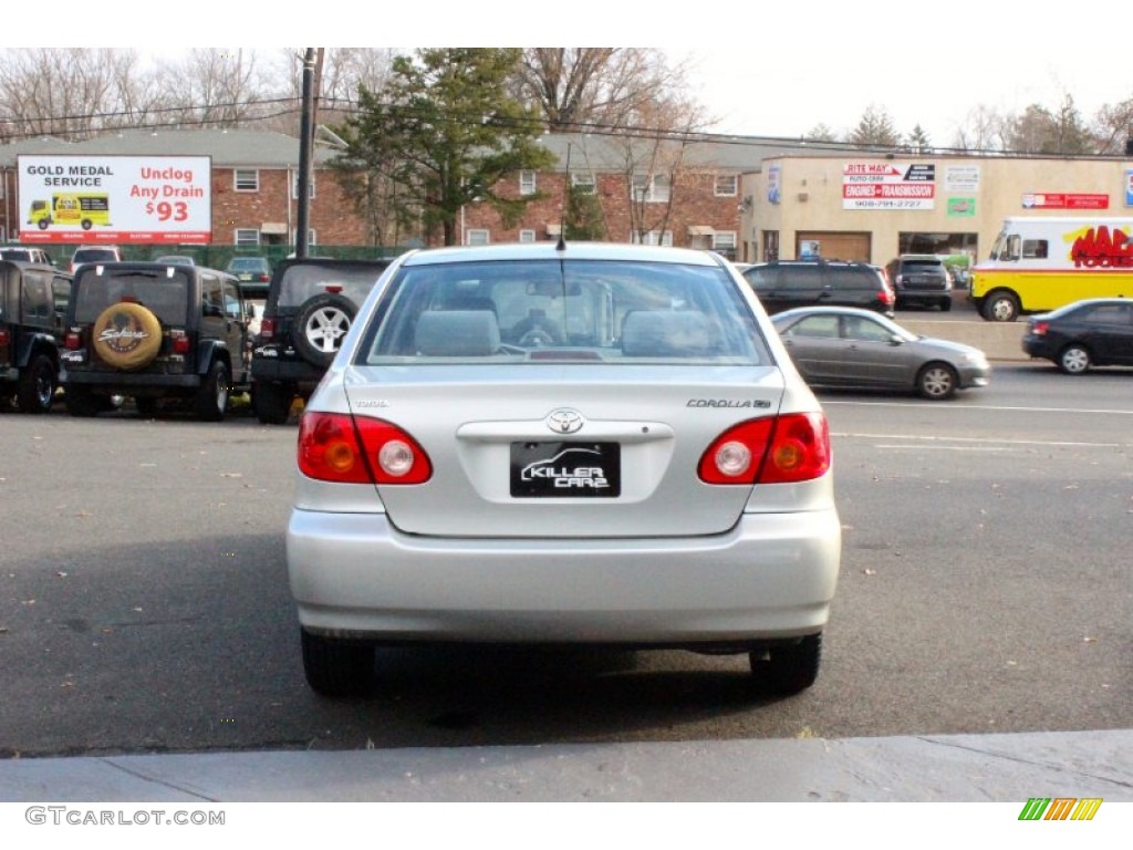 2004 Corolla CE - Moonshadow Gray Metallic / Light Gray photo #6