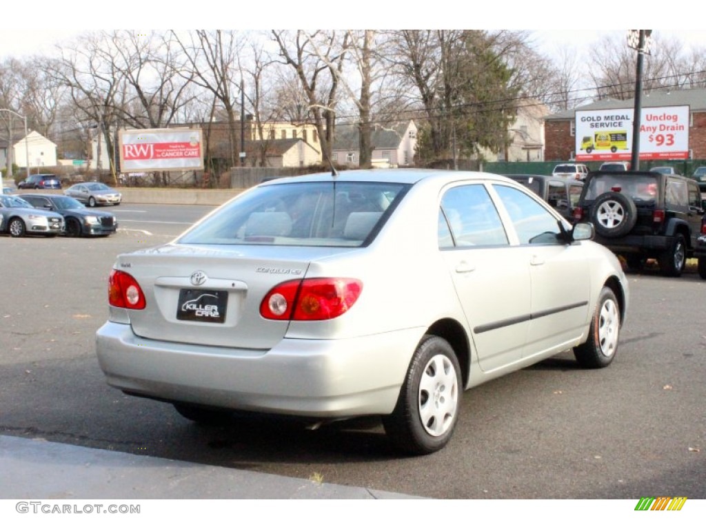 2004 Corolla CE - Moonshadow Gray Metallic / Light Gray photo #7