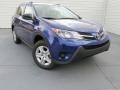 2015 Blue Crush Metallic Toyota RAV4 LE  photo #2