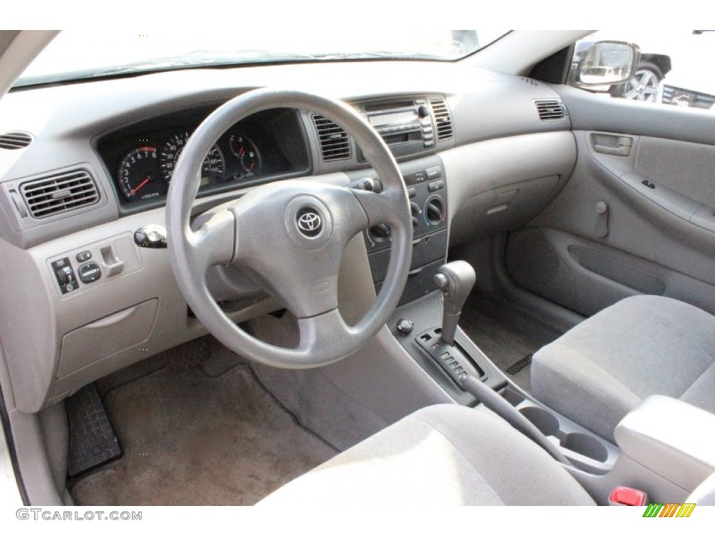 2004 Corolla CE - Moonshadow Gray Metallic / Light Gray photo #14