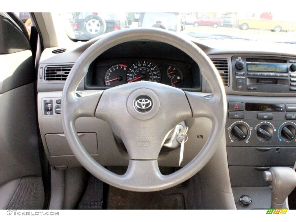 2004 Corolla CE - Moonshadow Gray Metallic / Light Gray photo #16