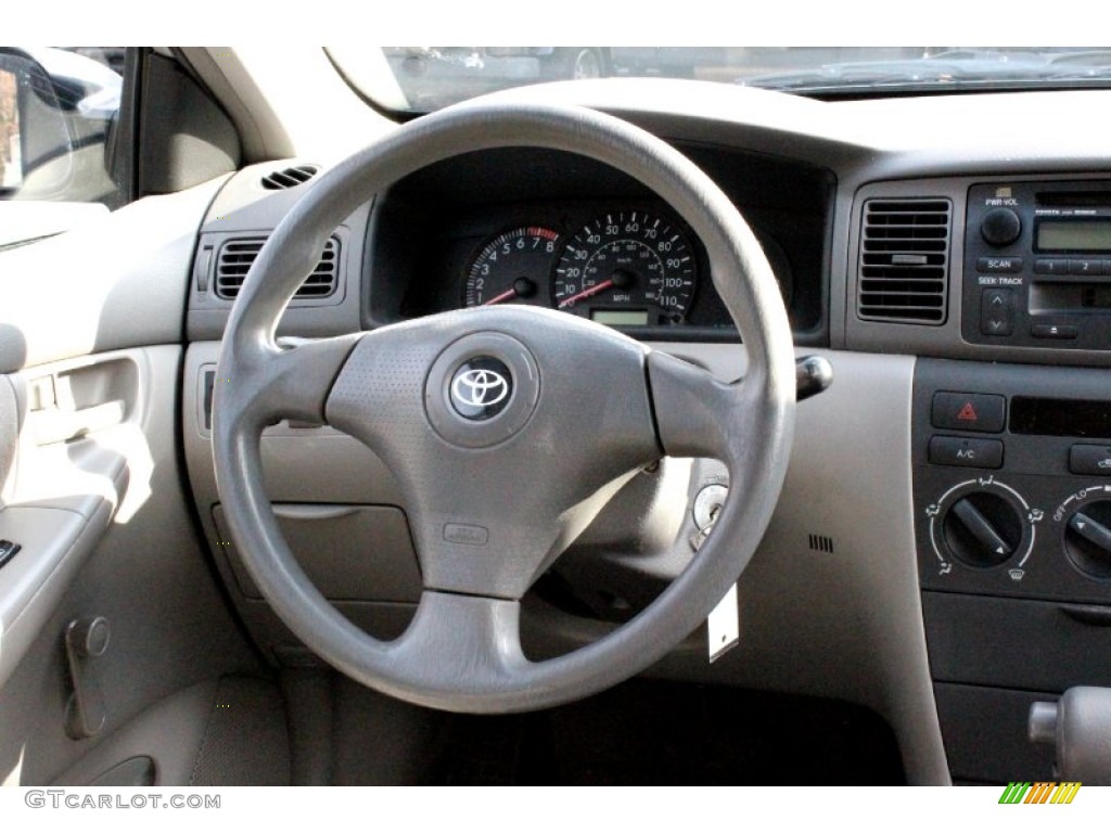 2004 Corolla CE - Moonshadow Gray Metallic / Light Gray photo #18