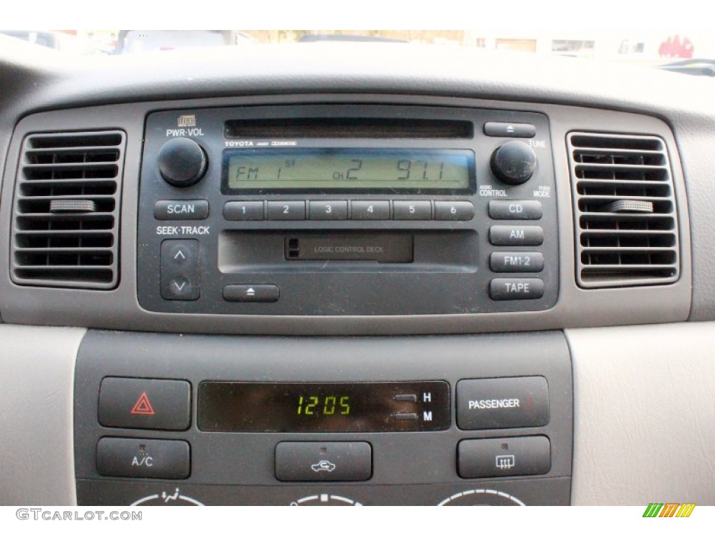 2004 Corolla CE - Moonshadow Gray Metallic / Light Gray photo #19