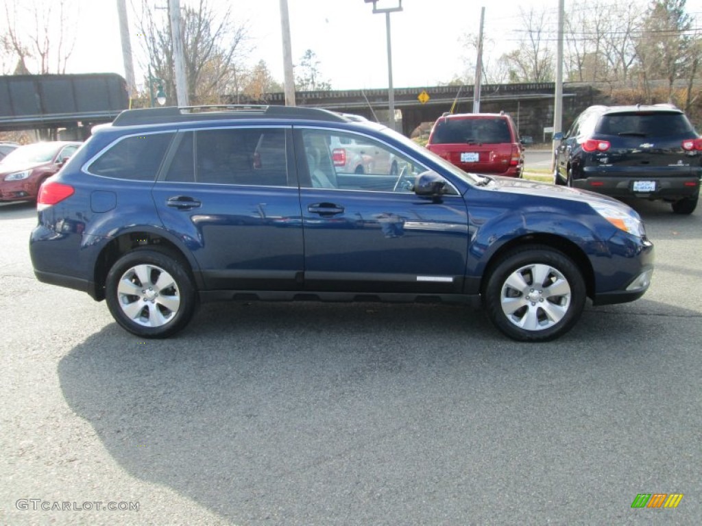 2011 Outback 3.6R Limited Wagon - Azurite Blue Pearl / Warm Ivory photo #5