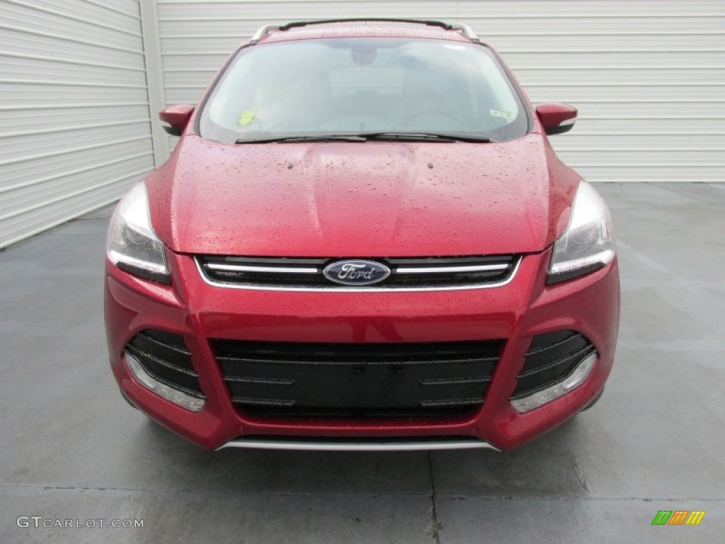 2015 Escape Titanium - Ruby Red Metallic / Medium Light Stone photo #8