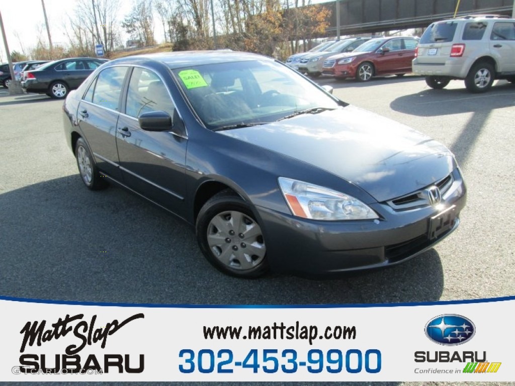 2003 Accord LX Sedan - Graphite Pearl / Gray photo #1