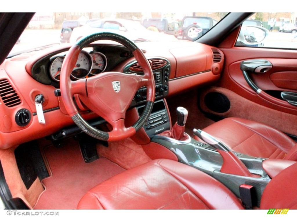 Boxster Red Interior 2000 Porsche Boxster S Photo #99550164