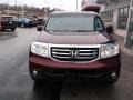 2012 Dark Cherry Pearl II Honda Pilot EX-L 4WD  photo #5