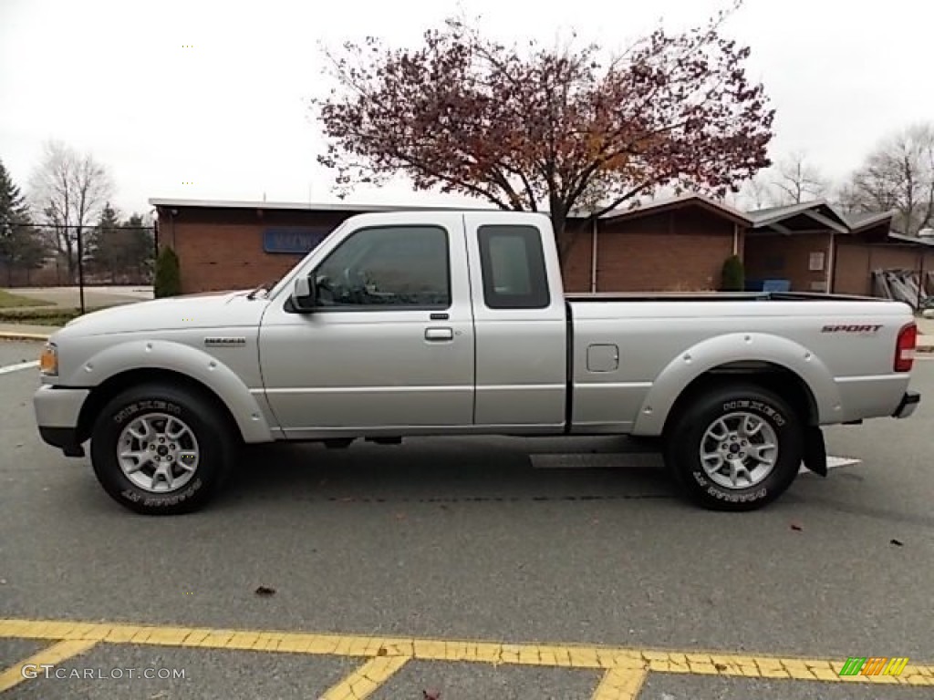 Silver Metallic 2010 Ford Ranger Sport SuperCab 4x4 Exterior Photo #99556819