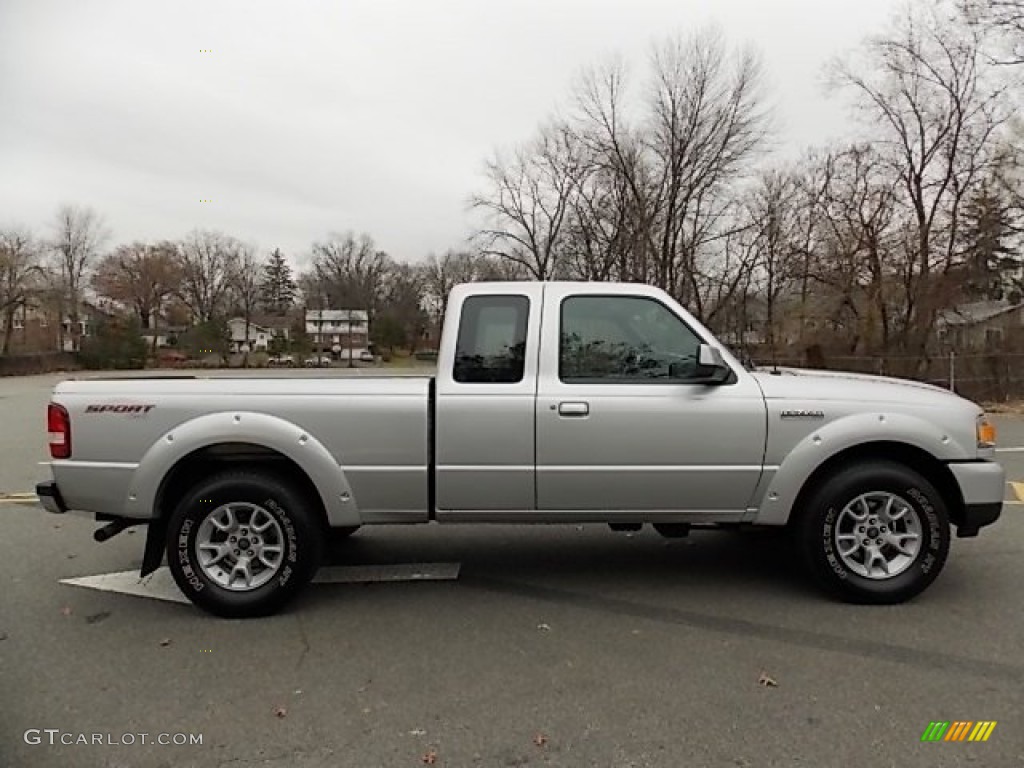 Silver Metallic 2010 Ford Ranger Sport SuperCab 4x4 Exterior Photo #99556909