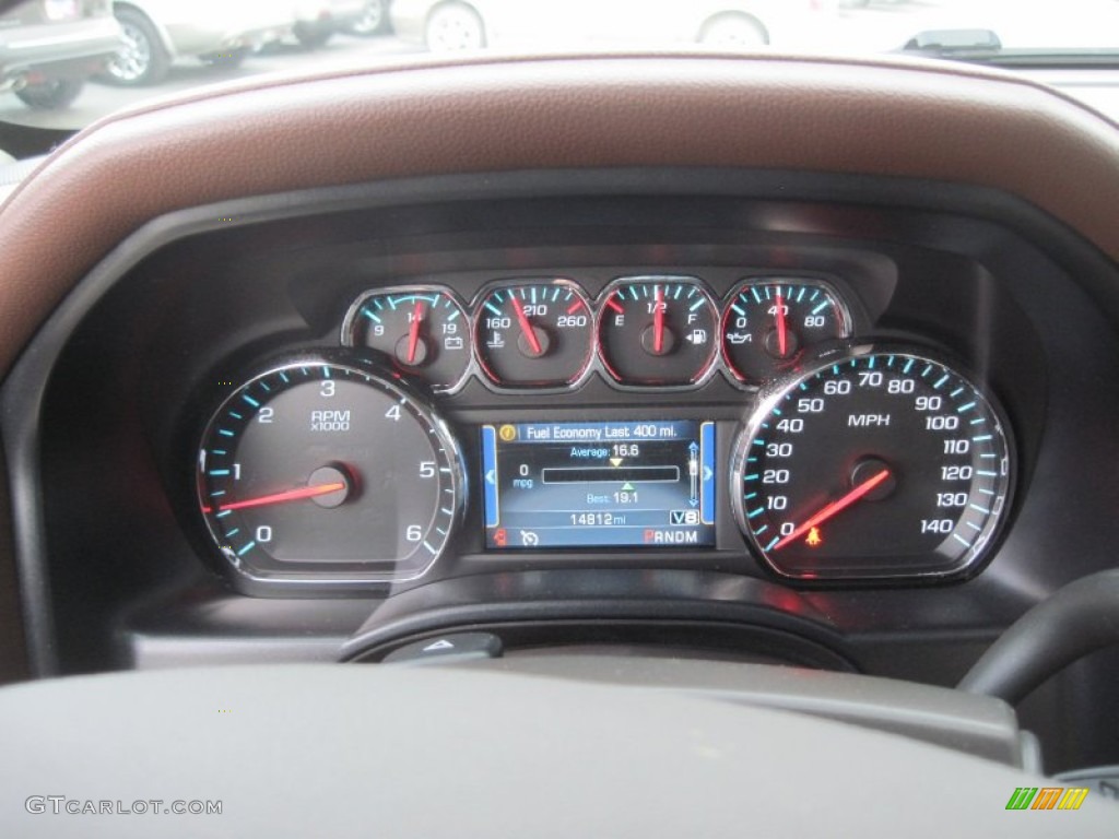 2014 Silverado 1500 High Country Crew Cab 4x4 - Tungsten Metallic / High Country Saddle photo #17