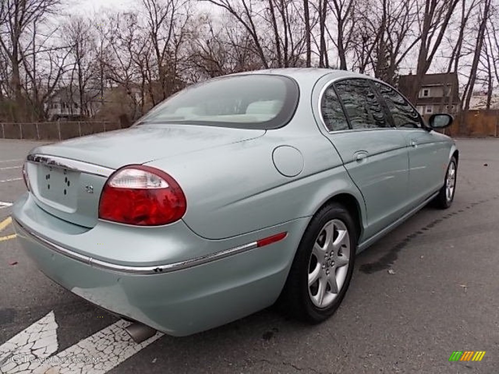 2005 S-Type 4.2 - Seafrost Metallic / Ivory photo #5