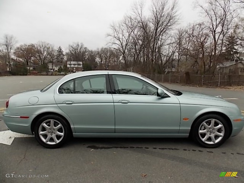 2005 S-Type 4.2 - Seafrost Metallic / Ivory photo #6