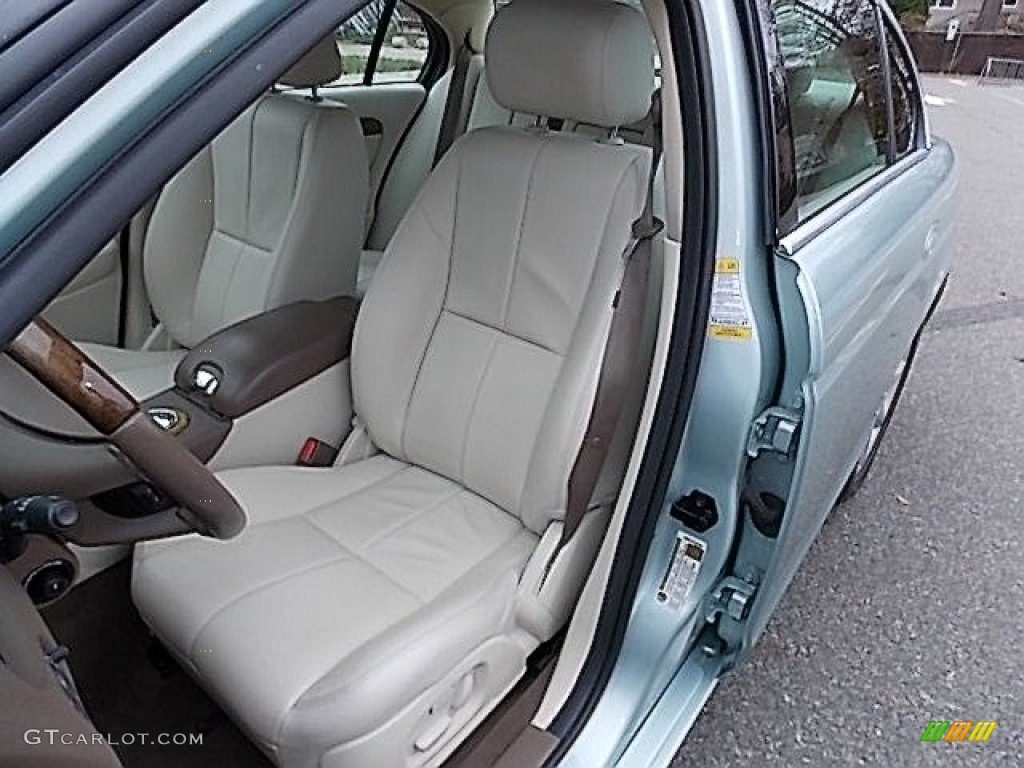 2005 S-Type 4.2 - Seafrost Metallic / Ivory photo #13