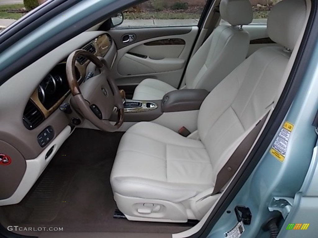 2005 S-Type 4.2 - Seafrost Metallic / Ivory photo #14