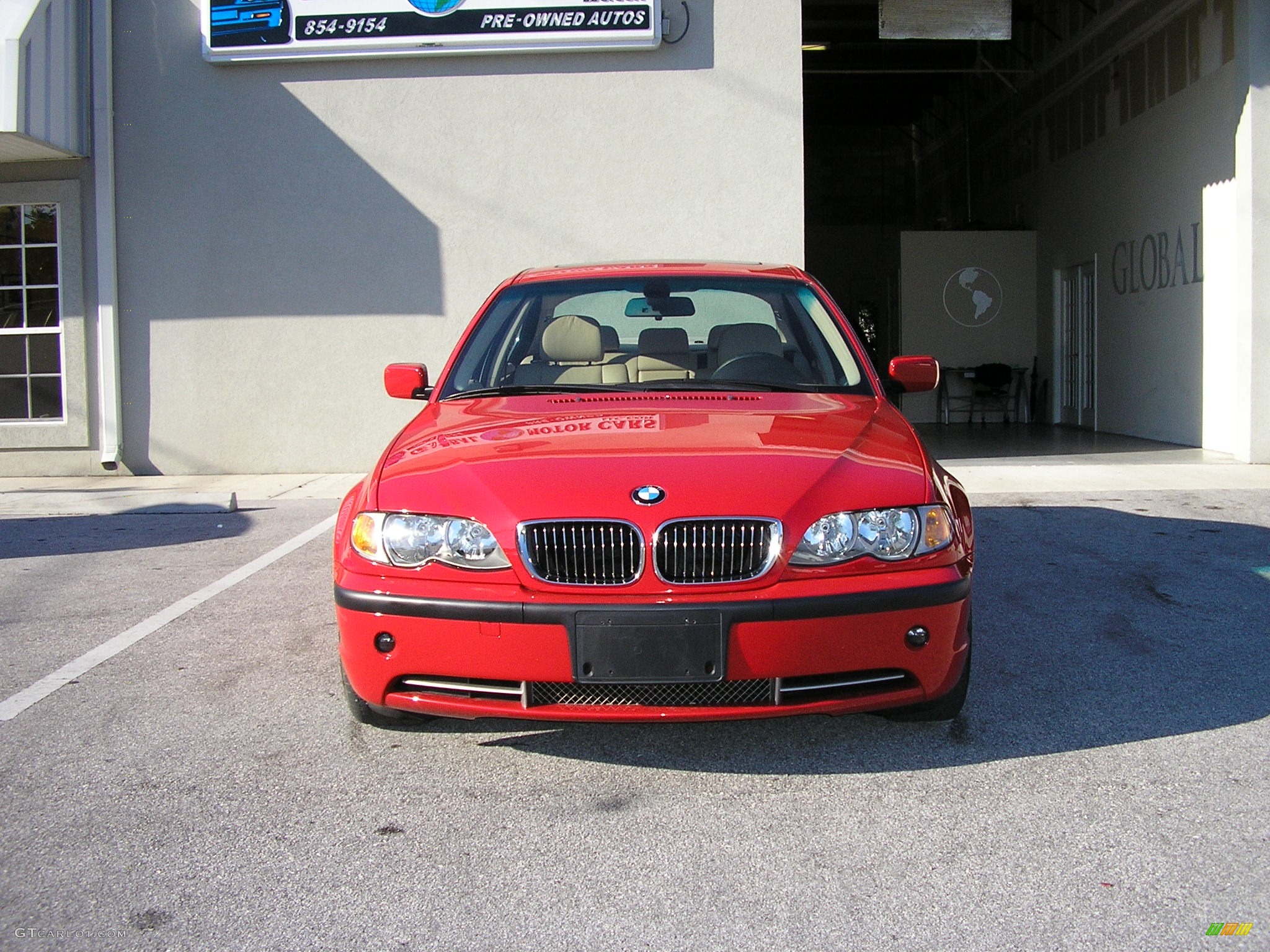 2004 5 Series 530i Sedan - Bright Red / Beige photo #2